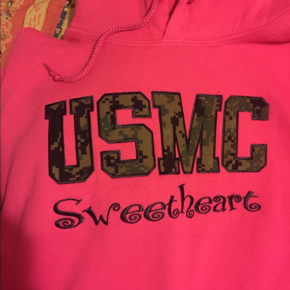 USMC sweetheart hoodie.